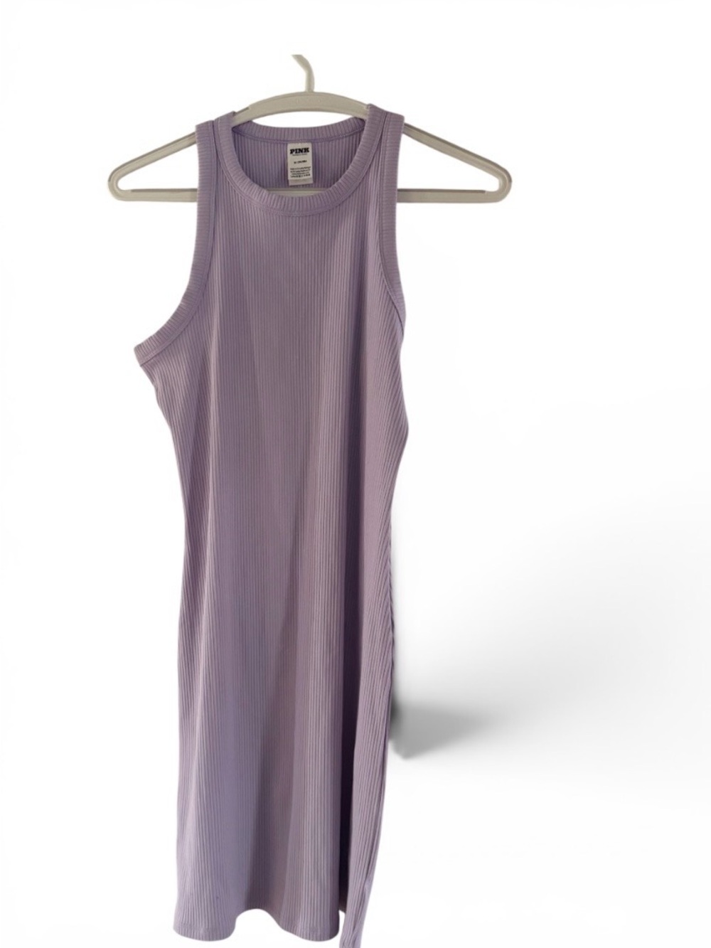 PINK Victoria's Secret Ribbed Lavender Midi Dress